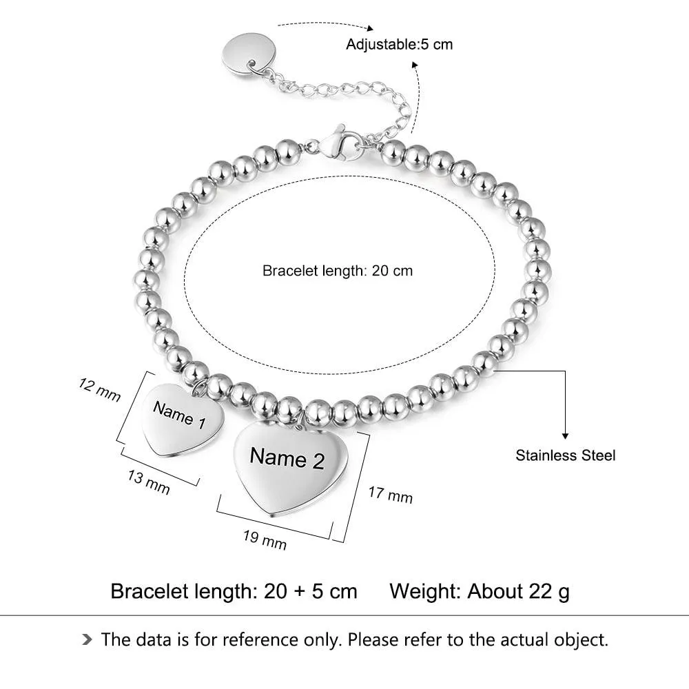 Personalized Charm Bracelet For Women’s Customized Jewelry