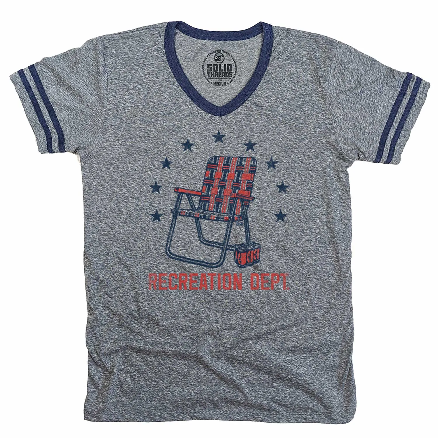 Recreation Department Ringer V-Neck Tee