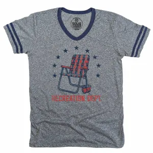 Recreation Department Ringer V-Neck Tee