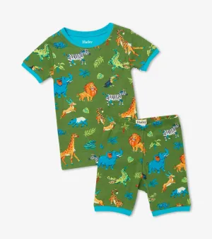 Safari Adventure Organic Cotton Short Pajama Set | Hatley