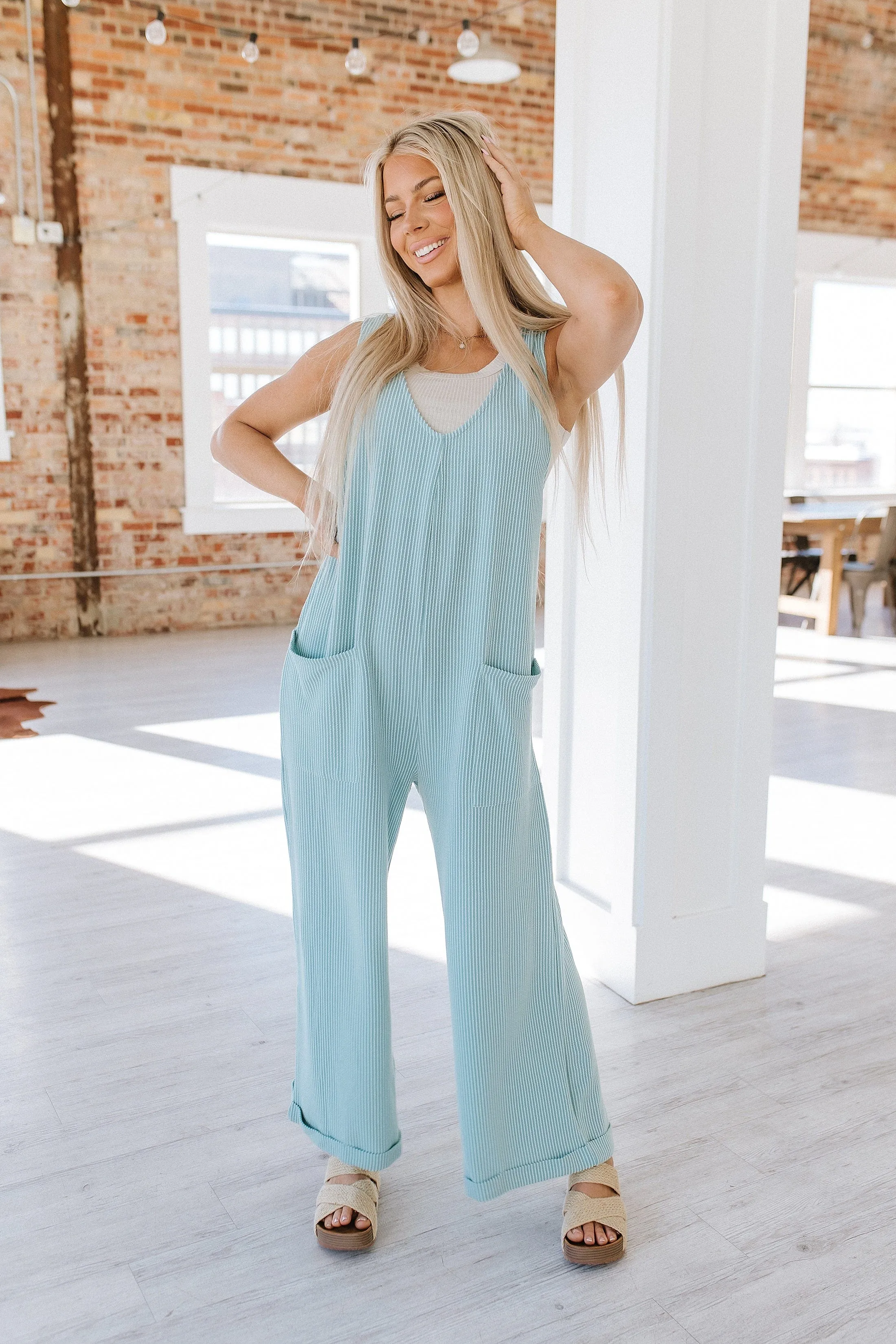 SALE - Samantha Oversized Wide Leg Jumpsuit | Size Medium