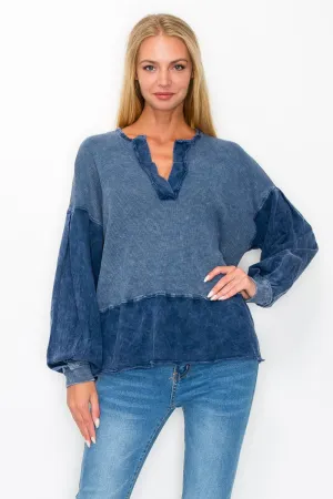 Stylish and Unique Mineral Washed Top