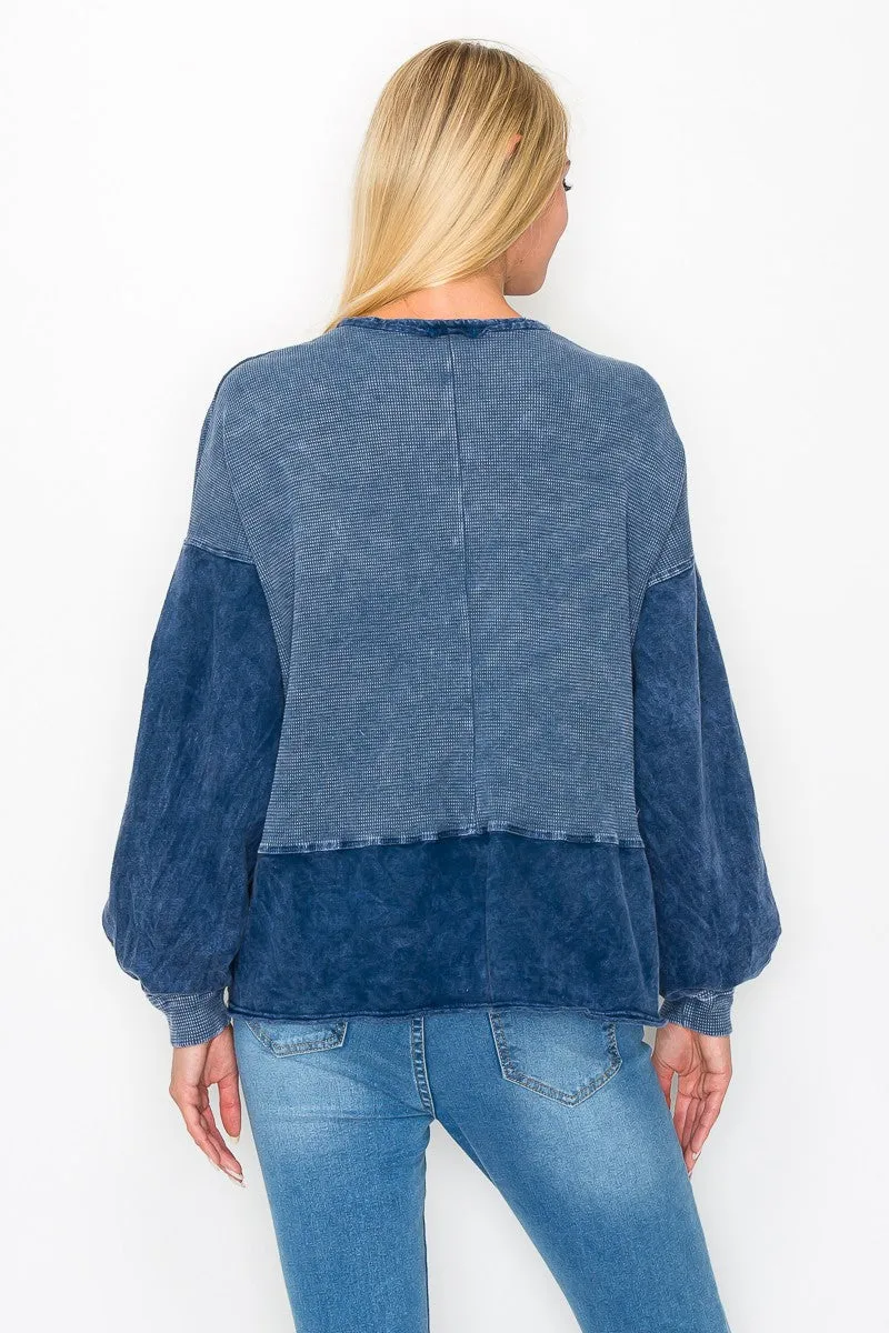 Stylish and Unique Mineral Washed Top