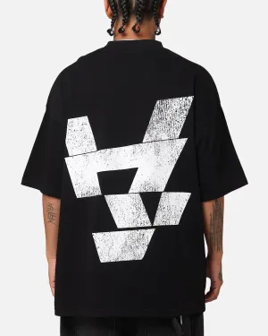 The Anti Order Smash Repair Mock Neck T-Shirt Black/White