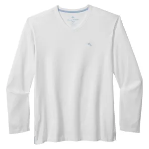Tommy Bahama Bali Skyline V-Neck Long Sleeve T-Shirt - White