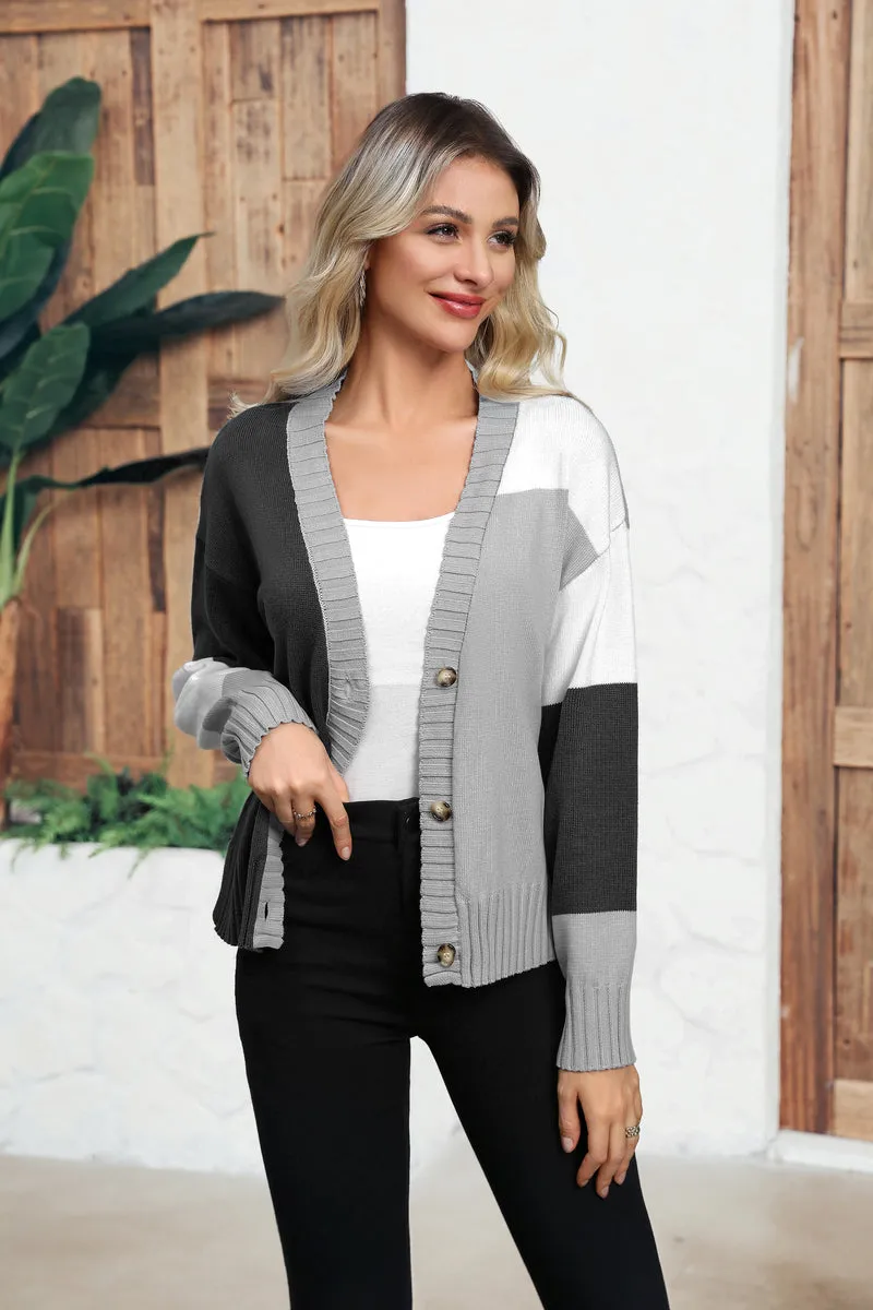 Zeagoo Women's Cropped Cardigan 2024 Fall Button Sweaters