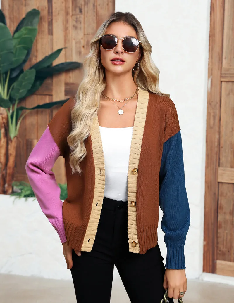 Zeagoo Women's Cropped Cardigan 2024 Fall Button Sweaters